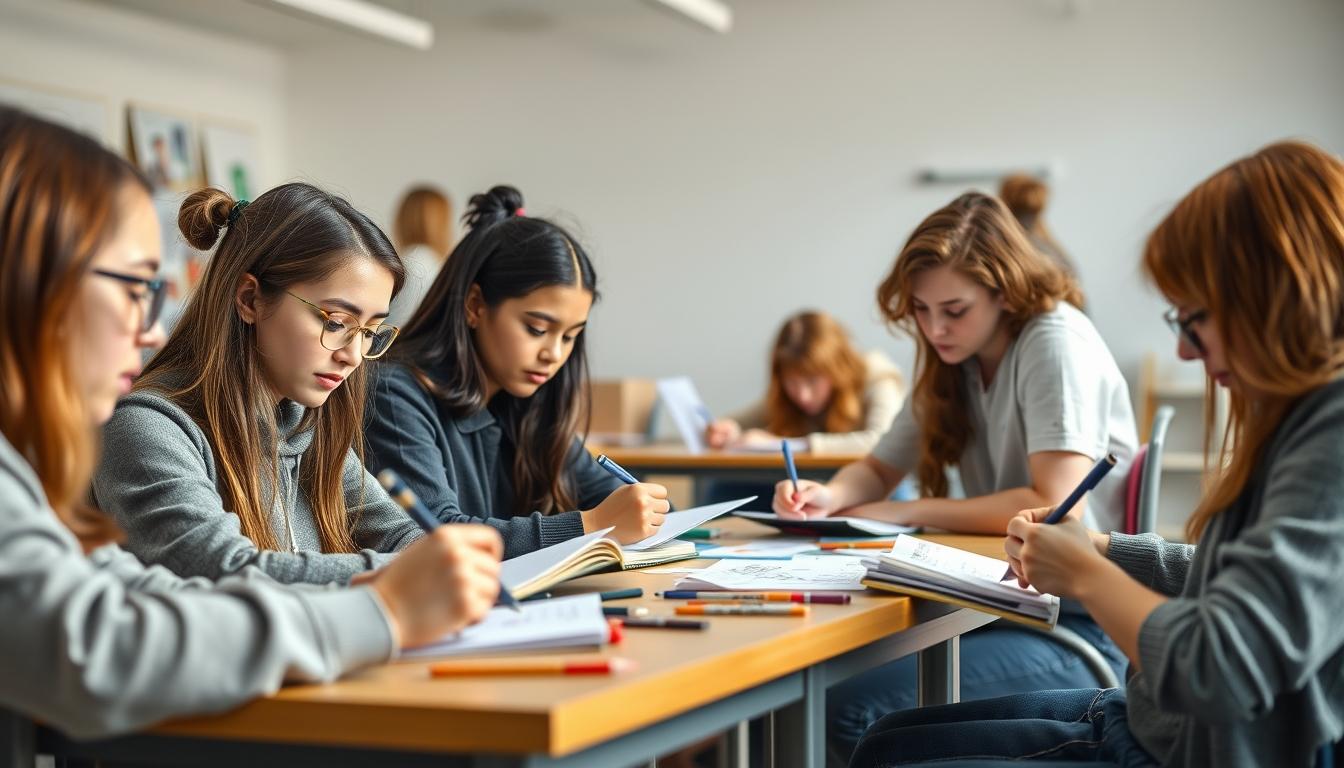 Organized study environment supporting productive learning